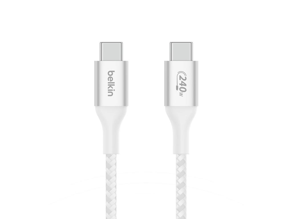 Belkin CAB015bt2MWH USB-kabel USB 2.0 2 m USB C Hvid
