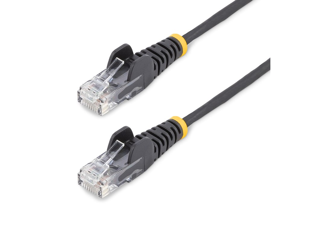 StarTech.com N6PAT1BKS netværkskabel Sort 0,3 m Cat6 U/UTP (UTP)
