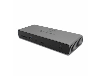 DICOTA D32006-CH dockingstation Ledningsført Thunderbolt 4 Anthracit