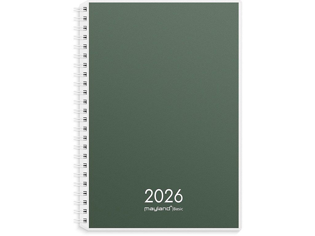 Kalender, 2026, Basic Uge, 1 uge pr. opslag, Mørk petrol, Mayland