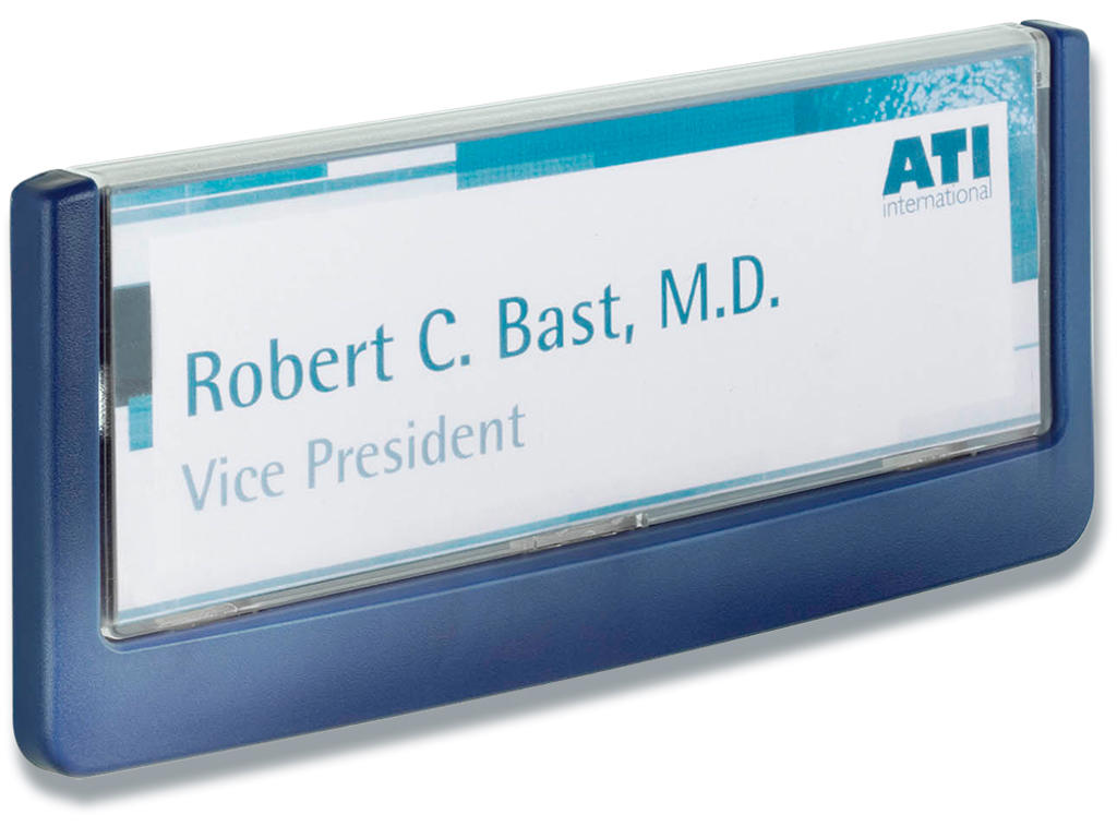 Dør og vægskilt CLICK SIGN 149x52,5mm Mørkeblå