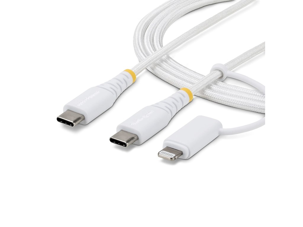 StarTech.com 2M-U2-LNTC-CABLE USB-kabel USB C Hvid