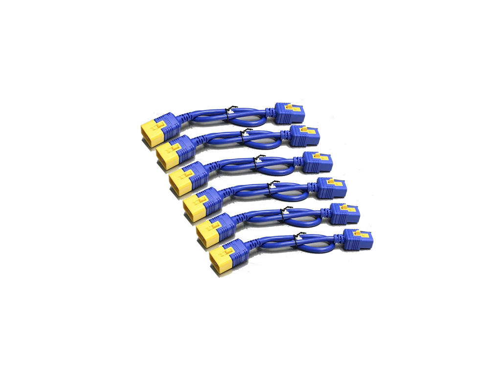 APC C19 - C20, 1.2m Blå 1,2 m C19 forbinder C20 forbinder