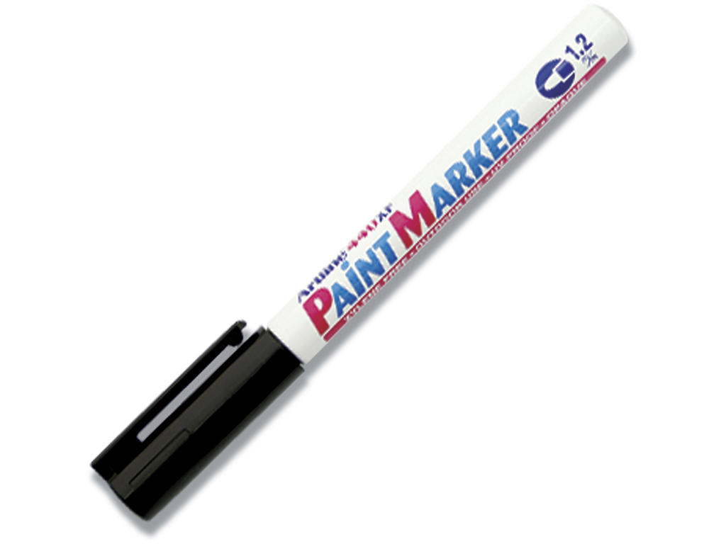 Paint marker, 1.2 mm, Sort, Rund spids, Artline Paint EK-440