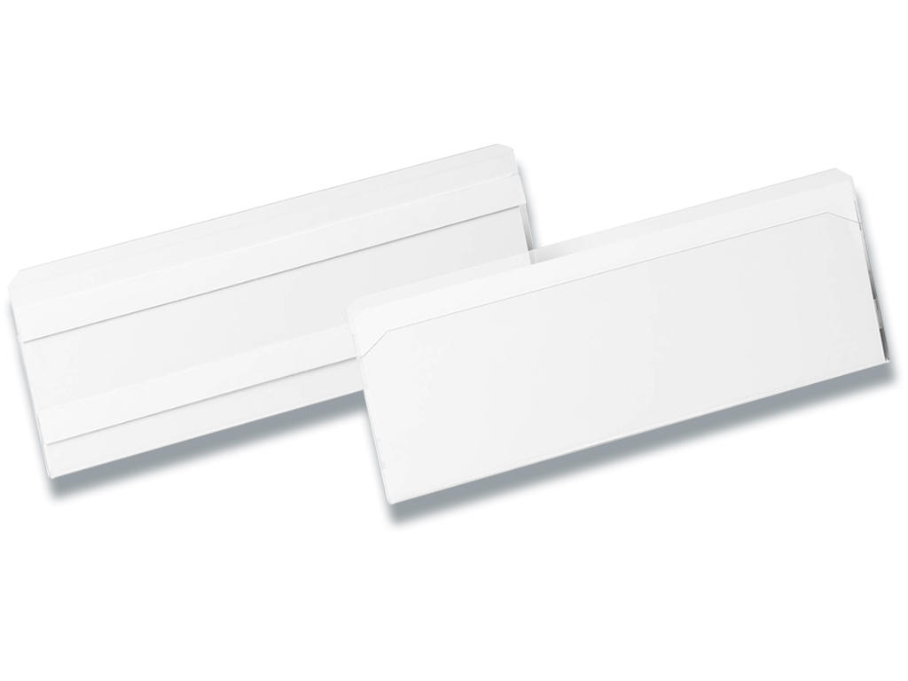 Lagerlomme, Selvklæbende, 1/2 A5 tvær, 10 stk, Durable HARD COVER 