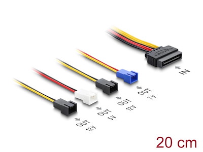 DeLOCK 80656 intern strømkabel 0,2 m