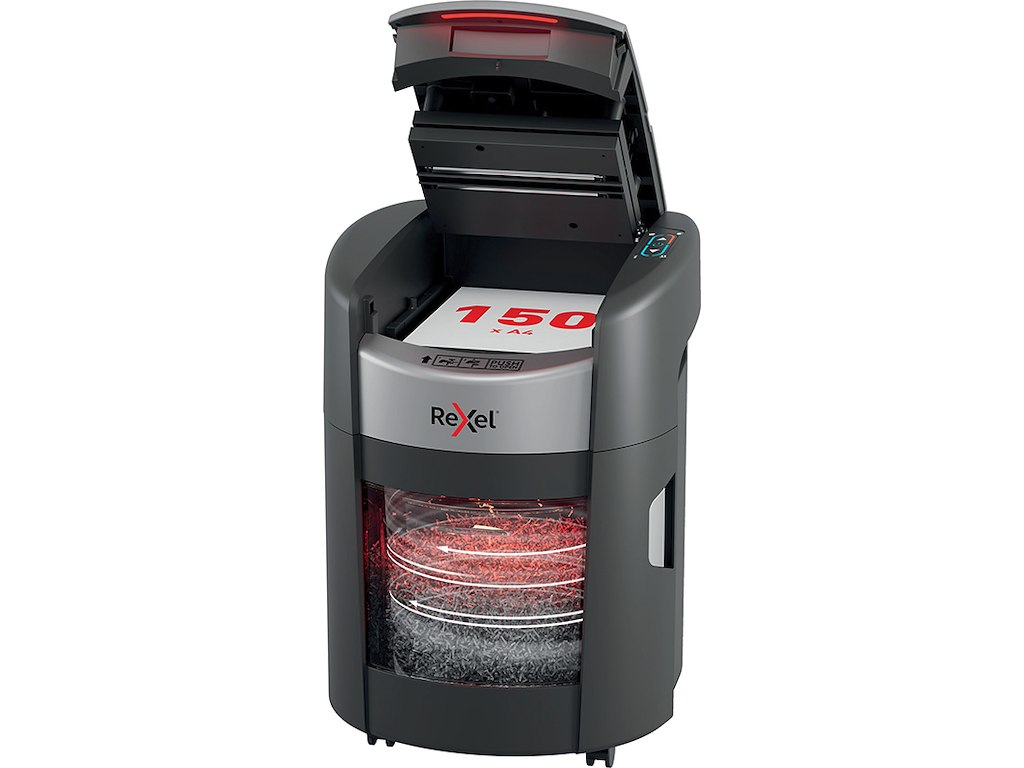 Makuleringsmaskine, Mikro, 150/6 ark, P5, Rexel ShredMax AutoFeed+ 150M