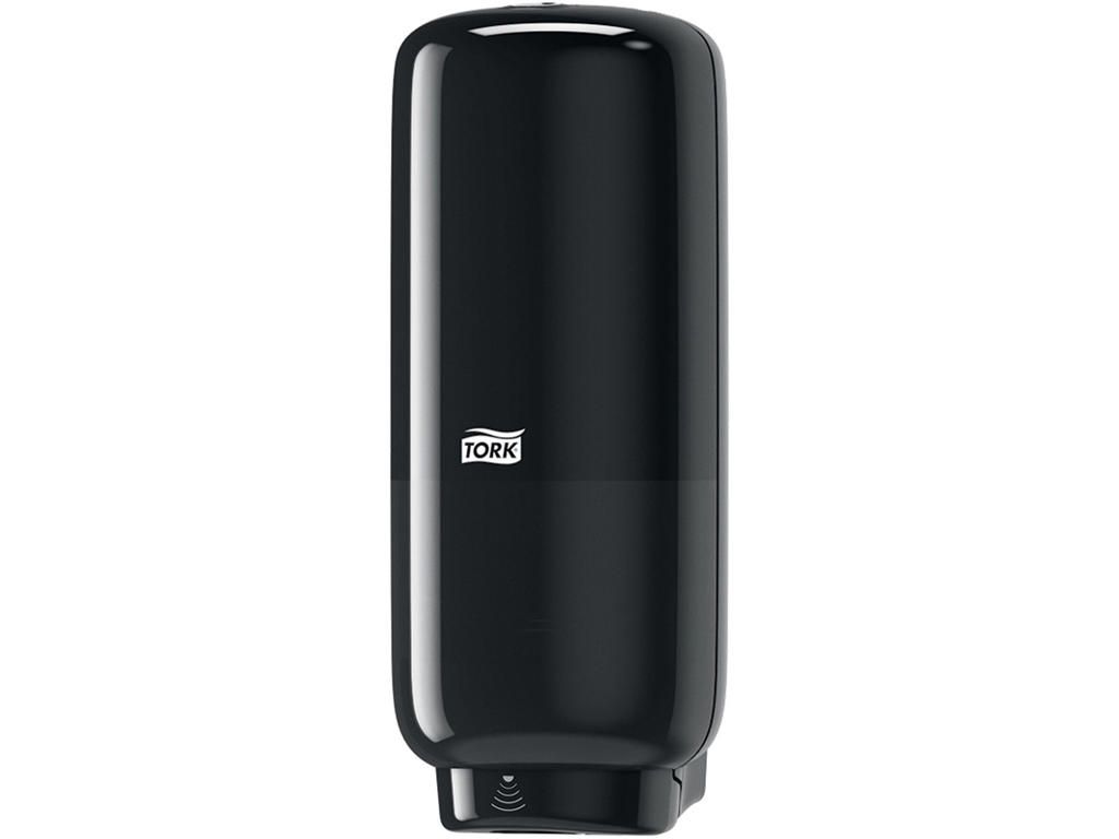 Dispenser, Til sæbe og hånddesinfektion, Sensor, Sort, 1000 ml refill, Tork S4