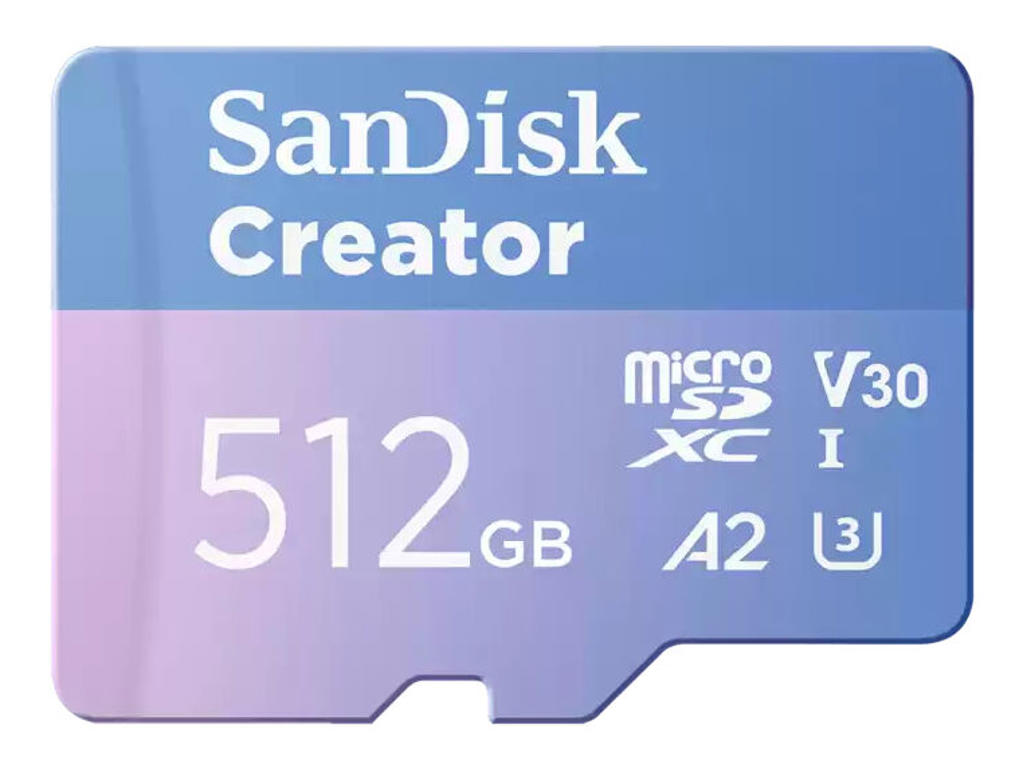 SanDisk Creator 512 GB MicroSDXC UHS-I Klasse 10