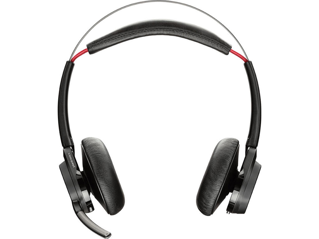 POLY Voyager Focus UC B825-M Headset Trådløs Kontor/Callcenter Bluetooth Sort