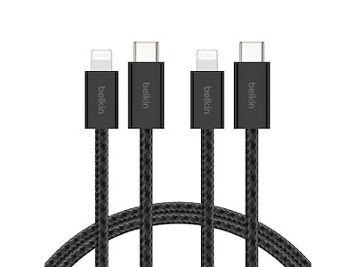 Belkin BoostCharge USB-kabel USB 2.0 USB C USB C/Lightning Sort