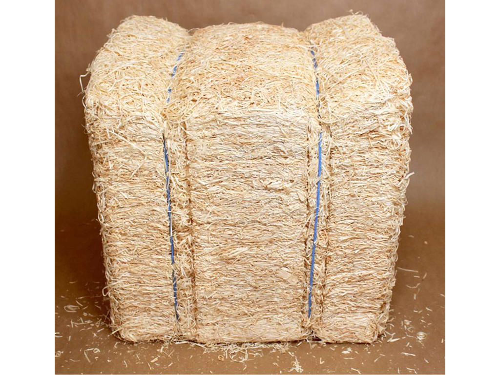 Træuld, 10 kg, Natur