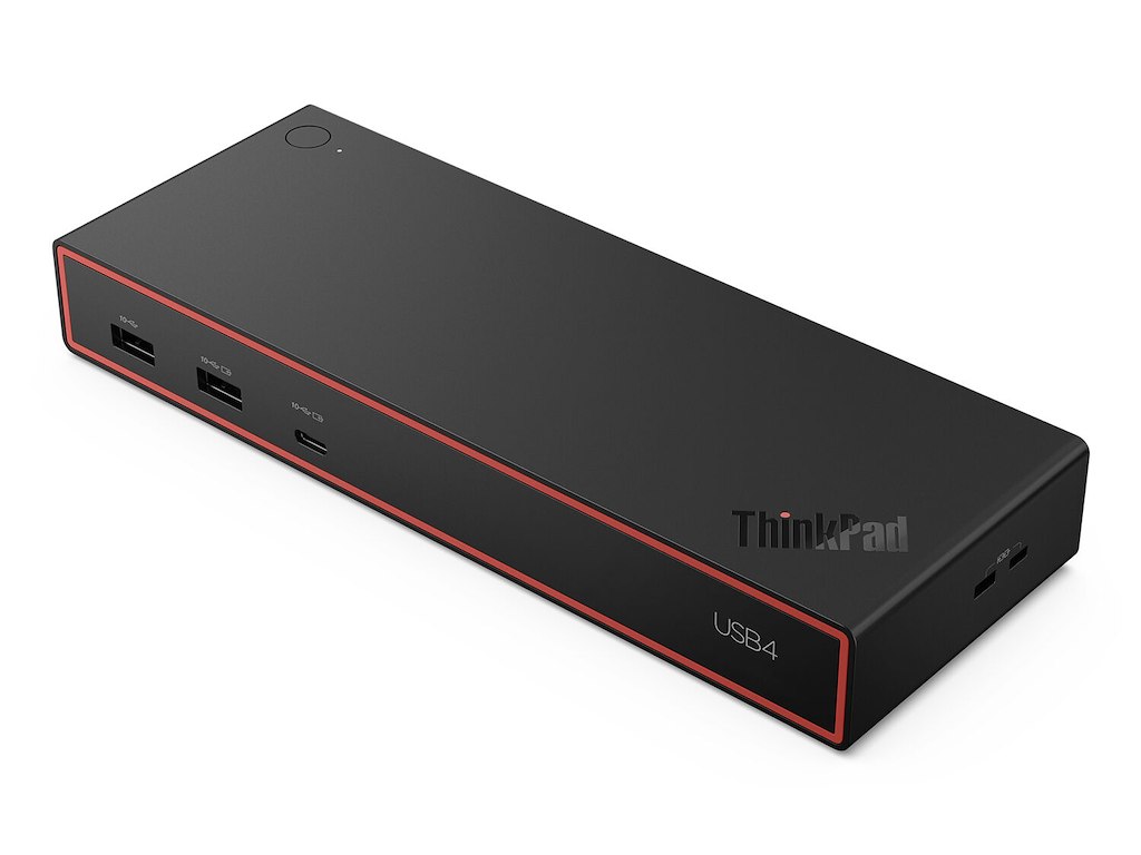 Lenovo ThinkPad USB4 Dock 5000 Ledningsført Thunderbolt 4 Sort