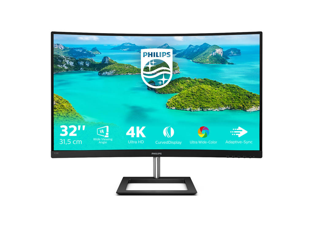 Philips E Line 328E1CA/00 LED display 80 cm (31.5") 3840 x 2160 pixel 4K Ultra HD LCD Sort