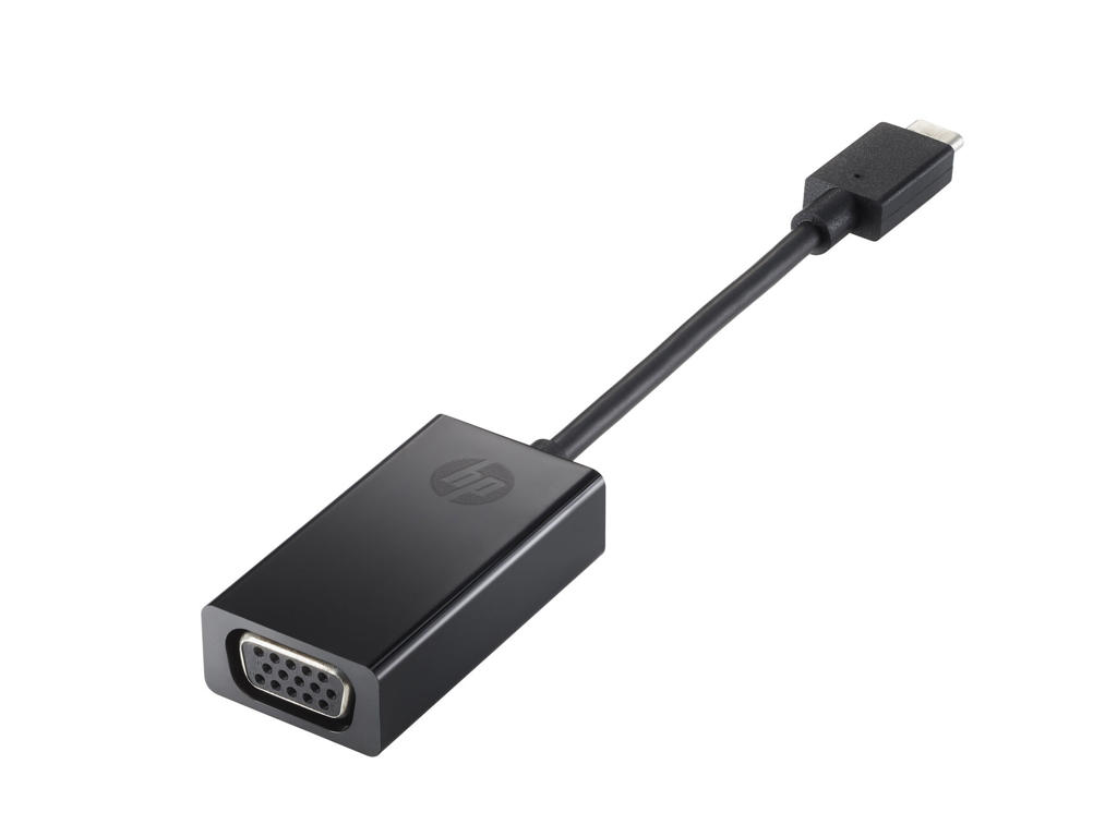 HP USB-C to VGA Adapter USB grafisk adapter Sort