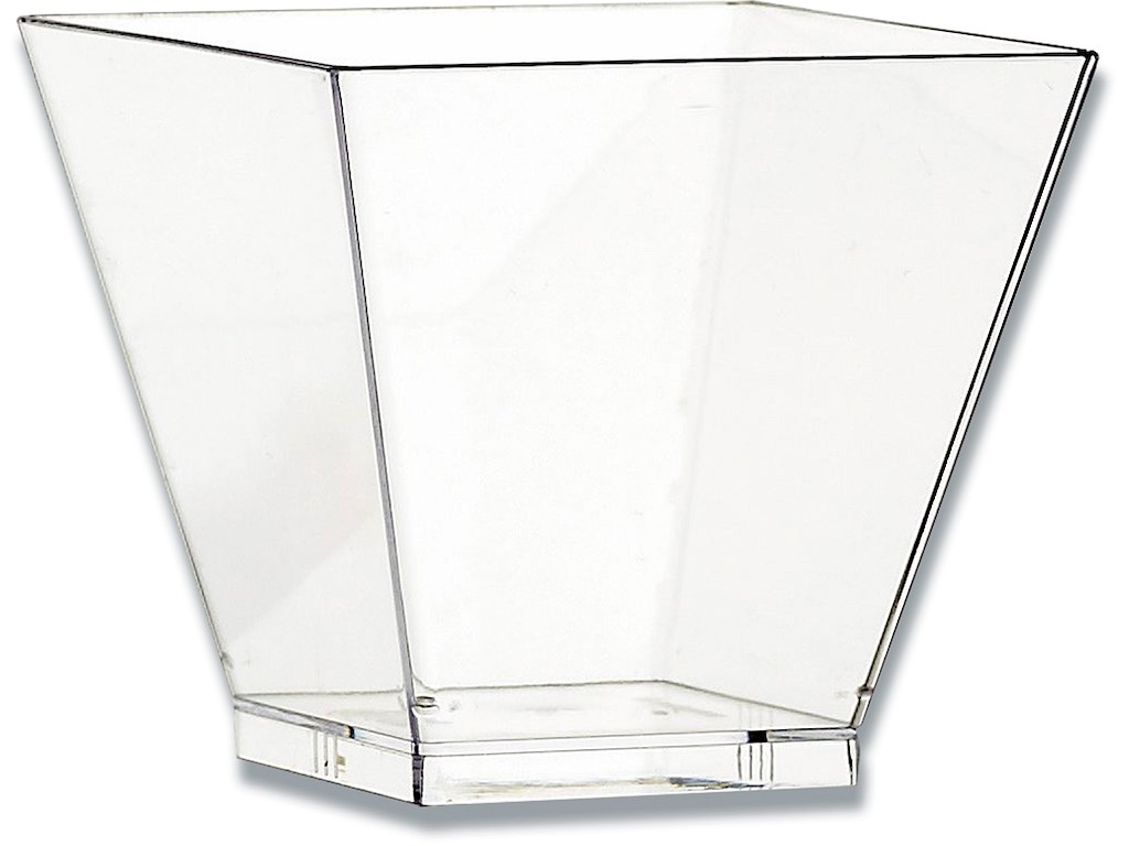 Dessertbæger, Firkantet, 60 ml, 4.5x5x5 cm, 300 stk, Kova