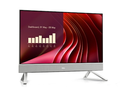 DELL EC24250 Intel Core 7 150U 60,5 cm (23.8") 1920 x 1080 pixel Berøringsskærm All-in-One PC 16 GB DDR5-SDRAM 1 TB SSD Windows 11 Pro Wi-Fi 6E (802.11ax) Hvid