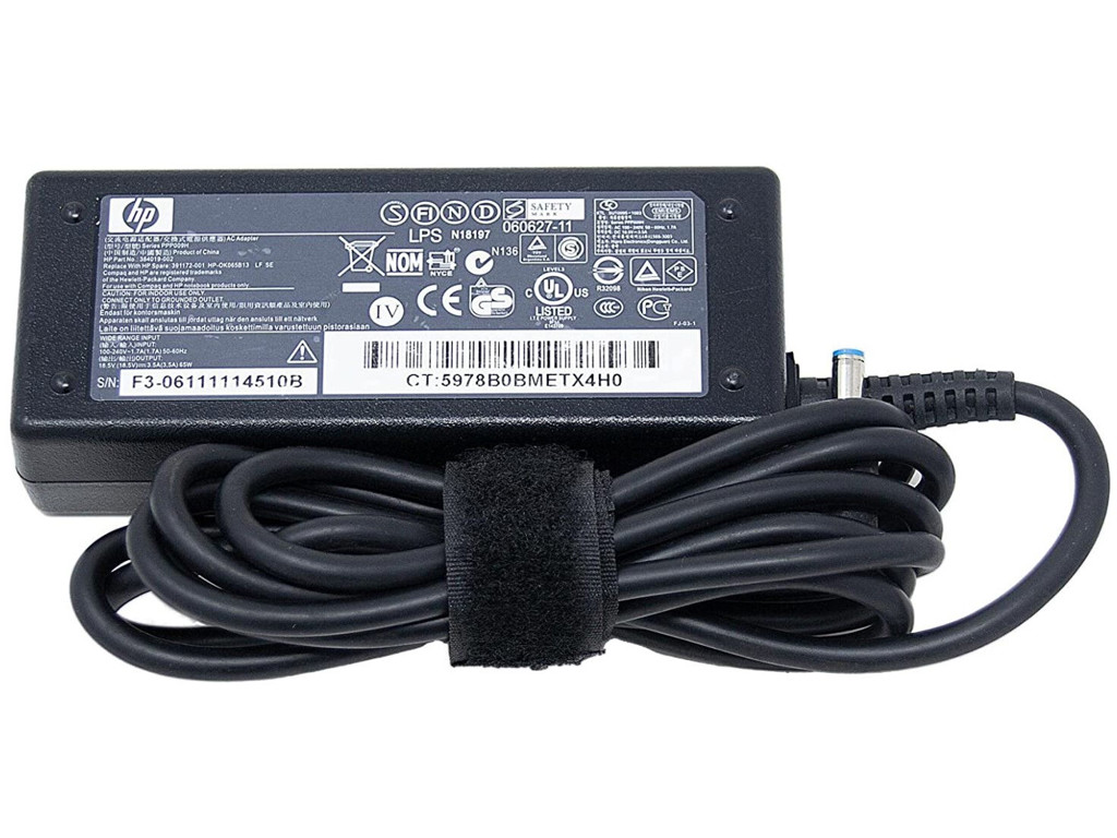 HP 710340-850 strømadapter og vekselret Indendørs 65 W Sort