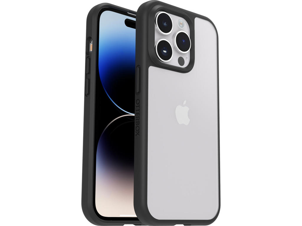 OtterBox React mobiltelefon etui 17 cm (6.7") Cover Sort, Transparent