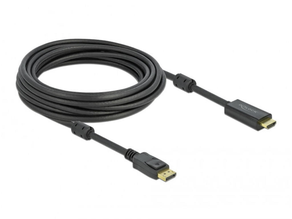 DeLOCK 85961 videokabel adapter 7 m HDMI Type A (Standard) DisplayPort Sort