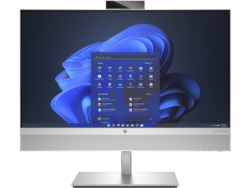 HP EliteOne 628B9ET#UUW All-in-One PC Intel® Core™ i5 i5-13500 60,5 cm (23.8") 1920 x 1080 pixel Berøringsskærm 16 GB DDR5-SDRAM 256 GB SSD Windows 11 Pro Wi-Fi 6E (802.11ax) Sølv