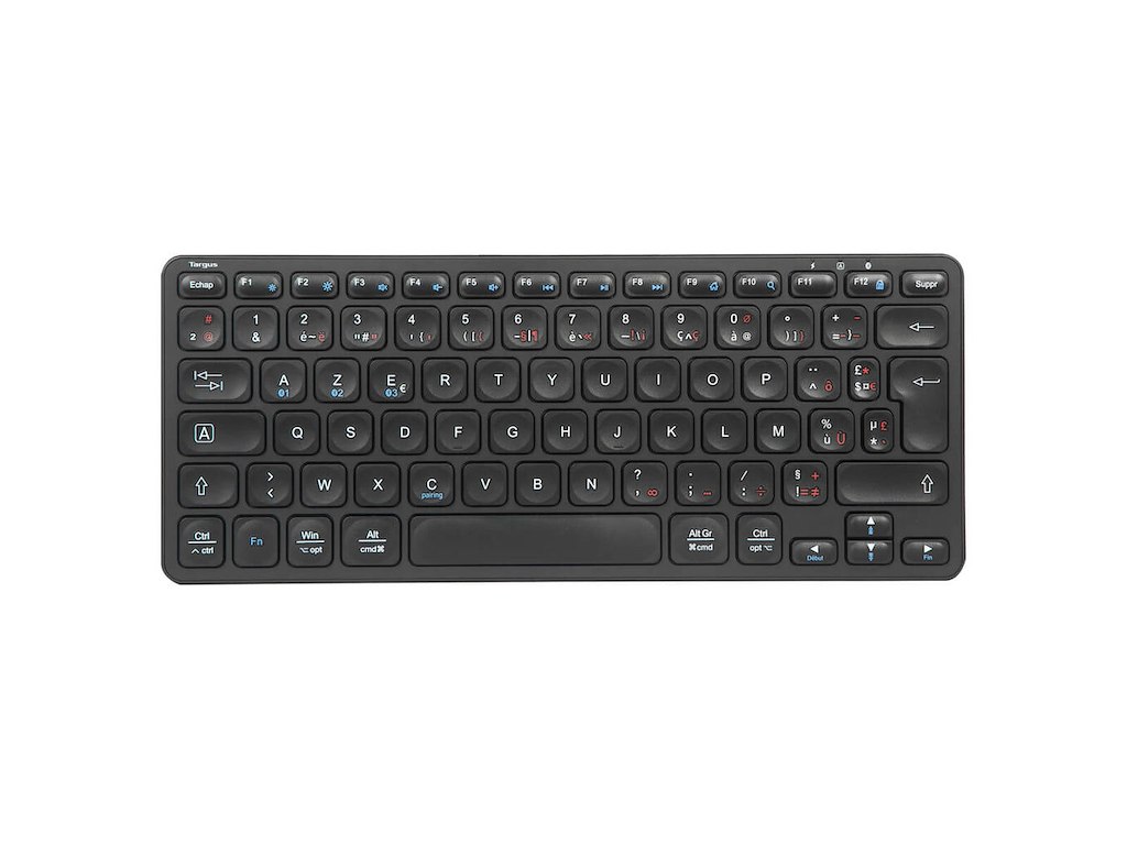 Targus AKB862FR tastatur Universel Bluetooth AZERTY Fransk Sort