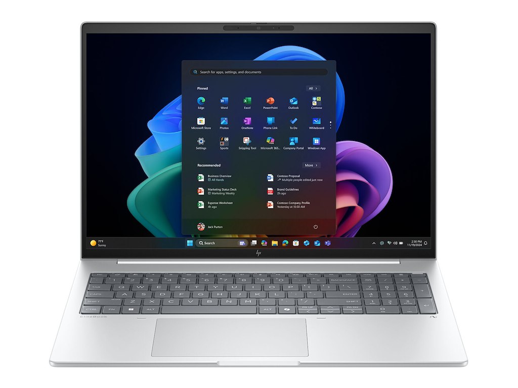 HP EliteBook 8 EB8G1a16AI RAI5340 16 16GB/512 PC NX Copilot+ PC AMD Ryzen AI 5 340 Laptop 40,6 cm (16") WUXGA DDR5-SDRAM 512 GB SSD Wi-Fi 7 (802.11be) Windows 11 Pro Sølv