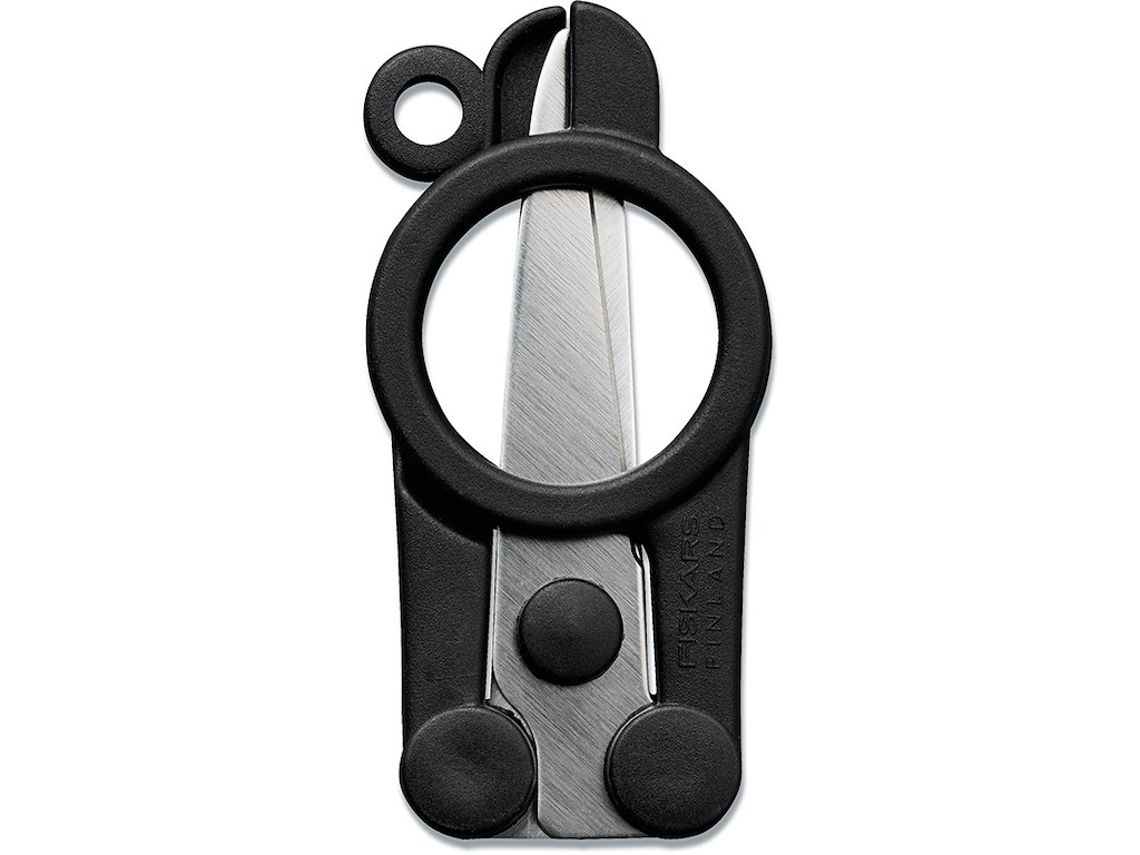 Saks, Foldesaks, Ligehåndet, 11 cm, Sort, Fiskars Functional Form ReNew 