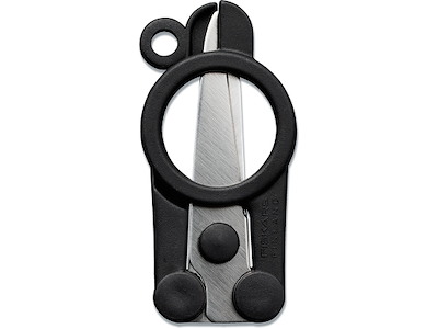 Saks, Foldesaks, Ligehåndet, 11 cm, Sort, Fiskars Functional Form ReNew 