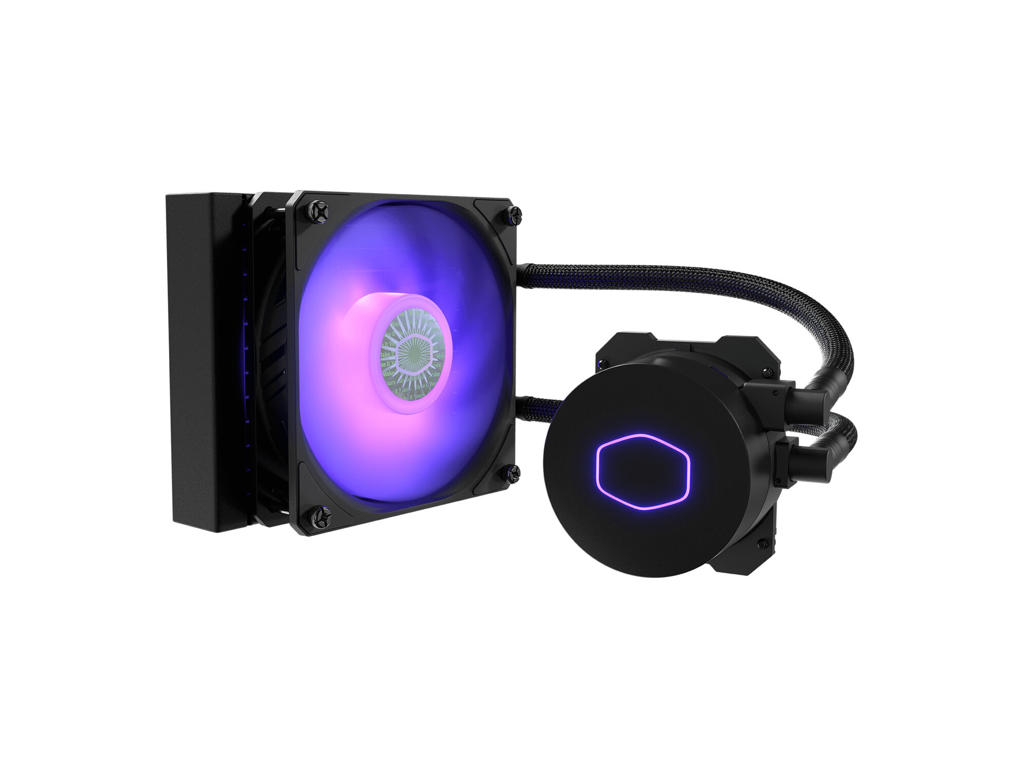 Cooler Master MasterLiquid ML120L V2 RGB Processor Alt-i-en væskekøler Sort 1 stk