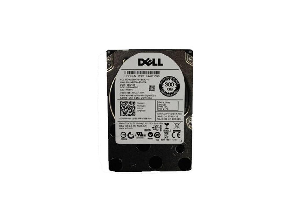 DELL F9KW8 harddisk 300 GB 10000 rpm 2.5" SAS