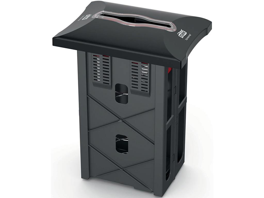 Servietdispenser, Indbygget, 34 cm, Sort, Plast, Tork Xpressnap N4