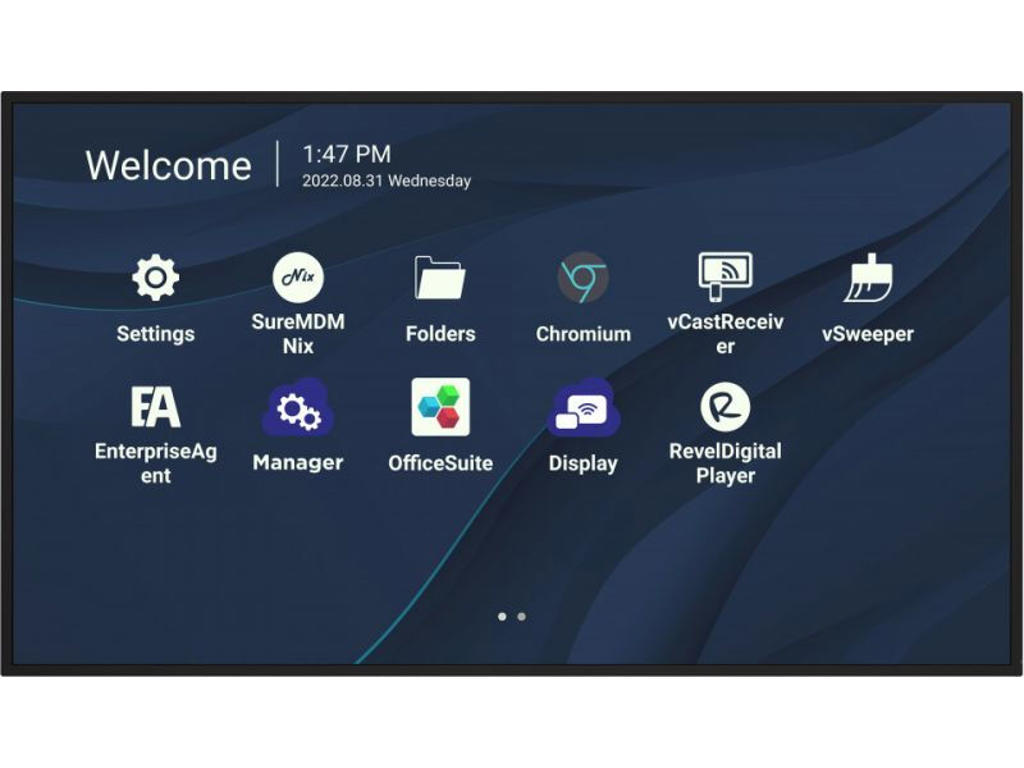 Viewsonic CDE9830 skilte display 2,49 m (98") Wi-Fi 500 cd/m² 4K Ultra HD Sort Indbygget processer Android 11