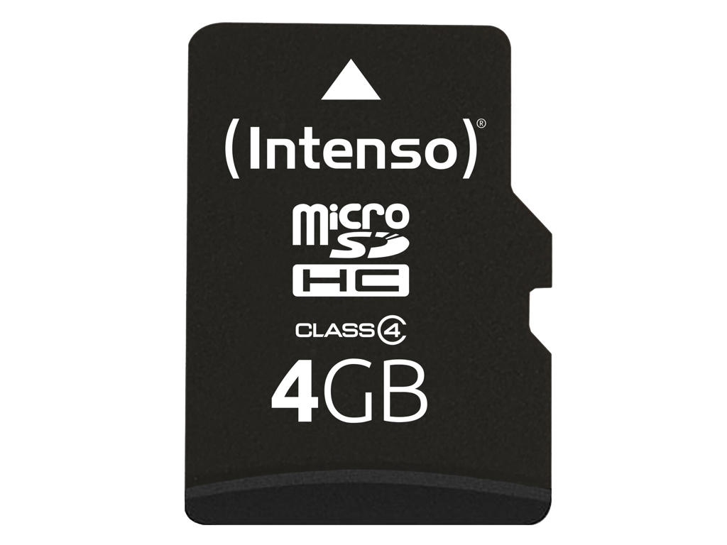 Intenso 3403450 hukommelseskort 4 GB MicroSDHC Klasse 4