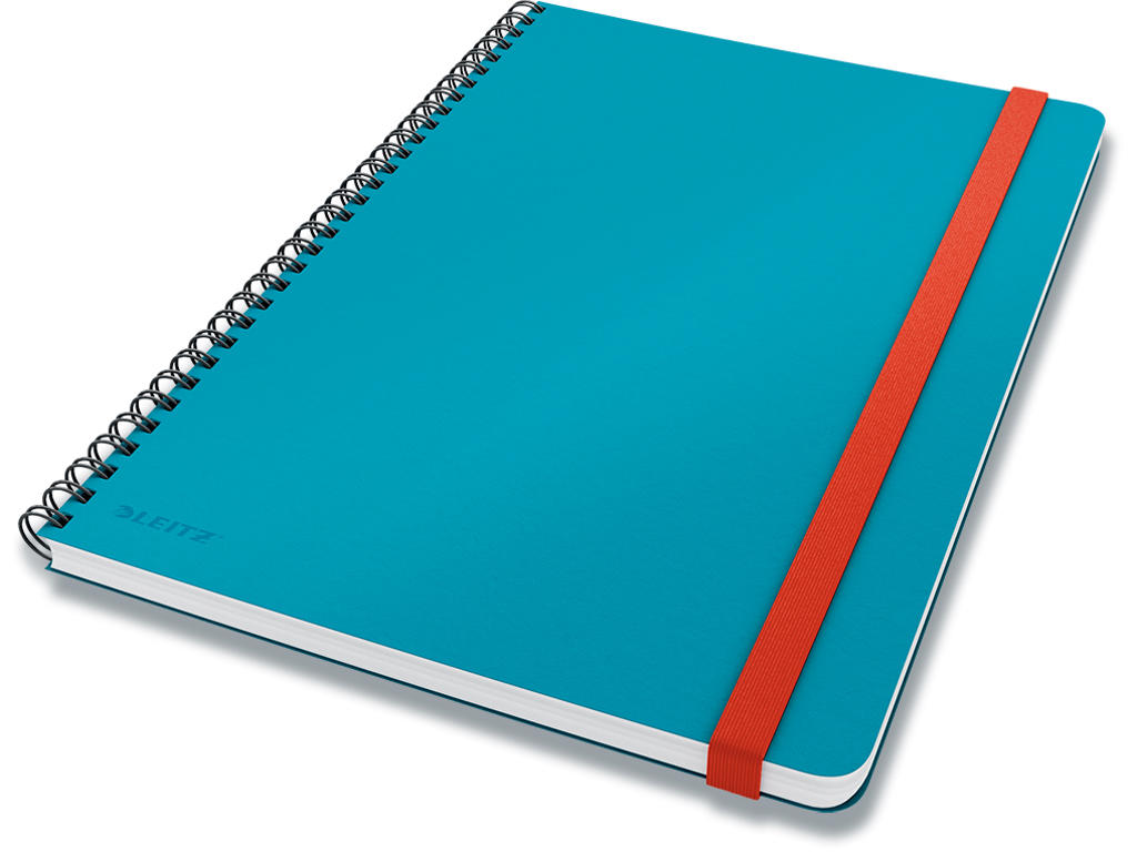 Notesblok, B5, Linjeret, Rolig blå, Leitz Cosy 