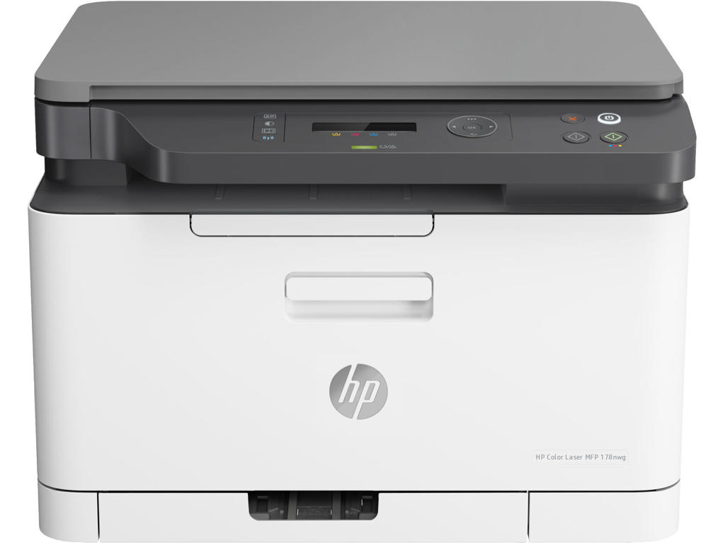 HP Color Laser Laser 178nw Trådløst Multifunction Farve Printer, Kopimaskine, scanner Dupleks
