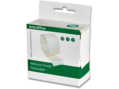 Klæbepuder, 2.5x1.2 cm, I dispenser, 100 stk, BNT Office 
