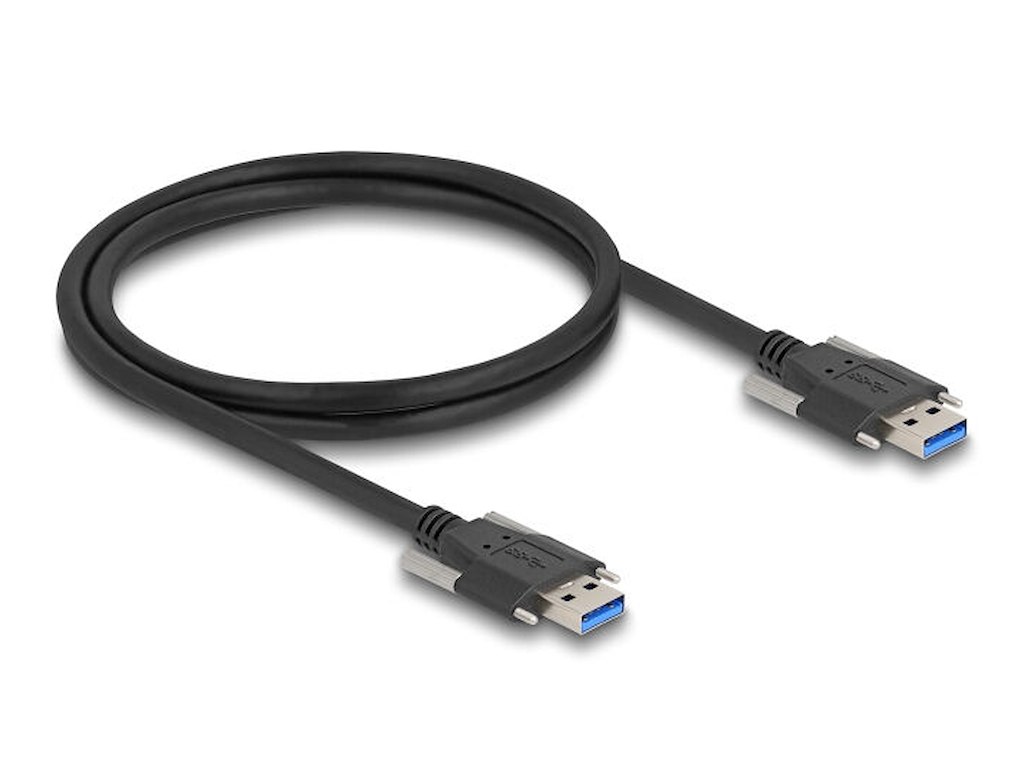 DeLOCK 80998 USB-kabel USB 3.2 Gen 1 (3.1 Gen 1) 1 m USB A 5 Gbit/sek. Sort