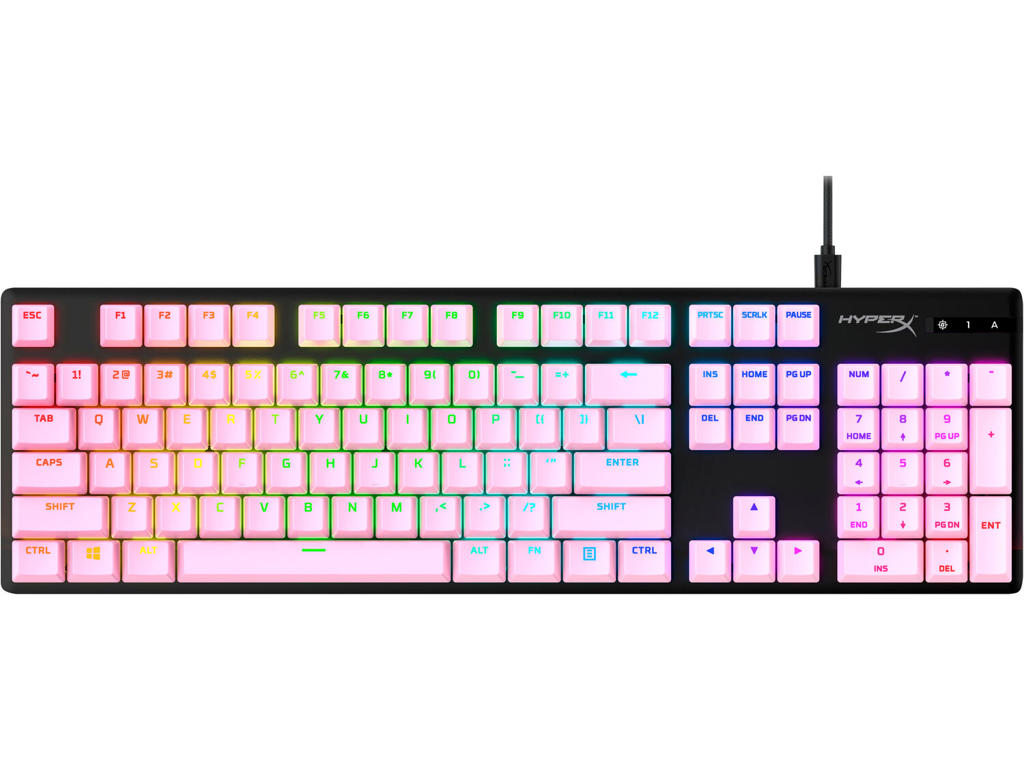 HyperX komplet sæt taster ─ PBT (pink)