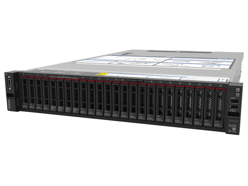 Lenovo ThinkSystem SR650 server Stativ (2U) Intel® Xeon® Gold 6226R 2,9 GHz 32 GB DDR4-SDRAM 750 W