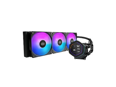 Cooler Master MasterLiquid Core Nex Digital Processor Væskekølingssæt 12 cm Sort 1 stk