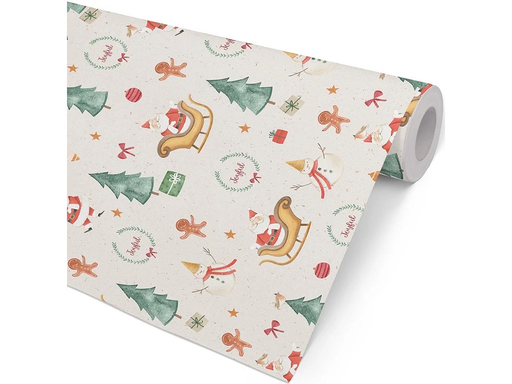 Gavepapir, Joyful, 57 cm, 165 m, Hedlunds