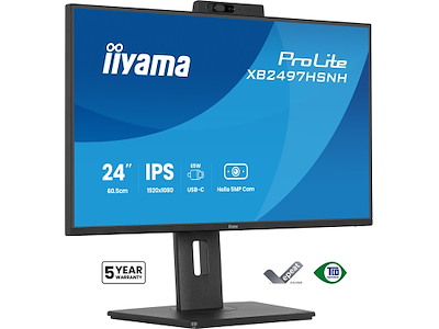 iiyama ProLite XB2497HSNH-B1 24IN IPS LCD 4MS 1920X1080 350CD/M2 HDMI/DP/USB 2 computerskærm 60,5 cm (23.8") 1920 x 1080 pixel Fuld HD Sort