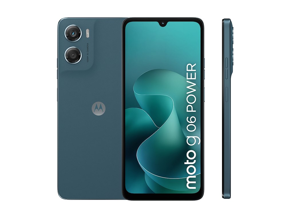Motorola moto g06 power 17,5 cm (6.88") Dual SIM Android 15 4G USB Type-C 4 GB 64 GB 7000 mAh Blå