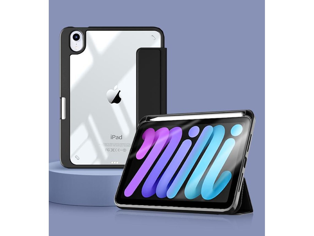 eSTUFF ES68202101-BULK tablet etui 21,1 cm (8.3") Folie Sort