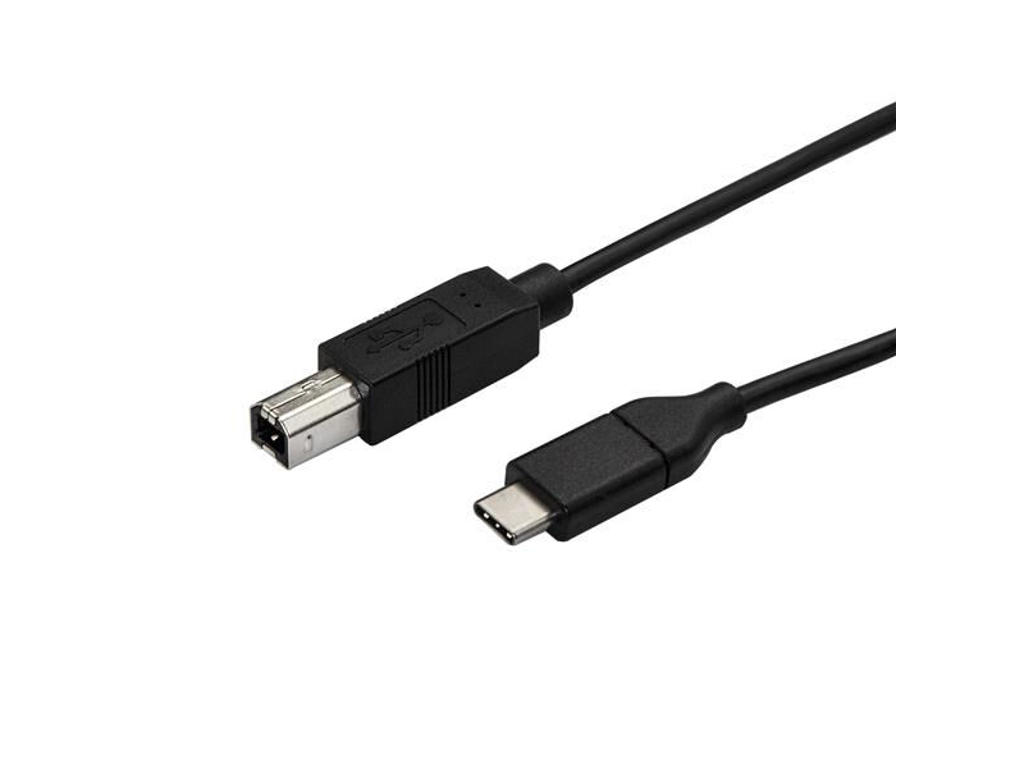 StarTech.com USB2CB50CM USB-kabel USB 2.0 0,5 m USB C USB B Sort
