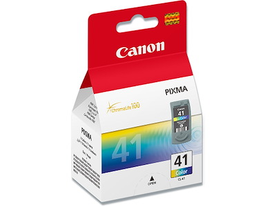 Blækpatron, 1 stk, 155 sider, 3 farver i en, Canon CL-41