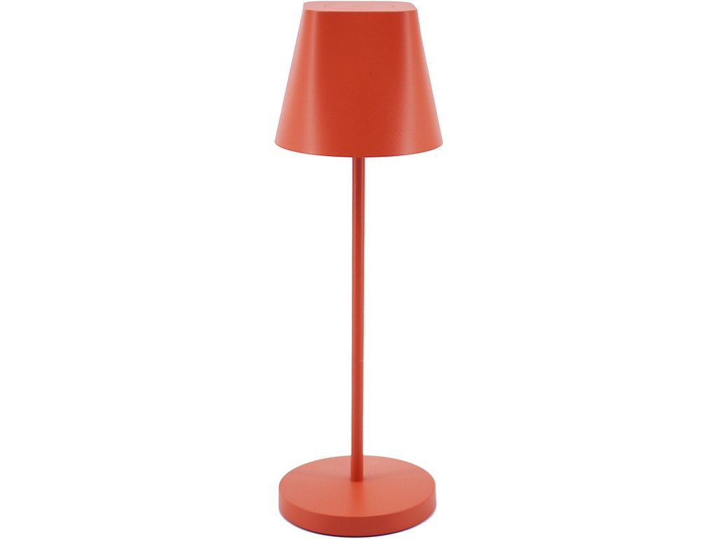 Bordlampe, Teglstensrød, Med fod, LED, Unilux Ava