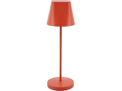 Bordlampe, Teglstensrød, Med fod, LED, Unilux Ava
