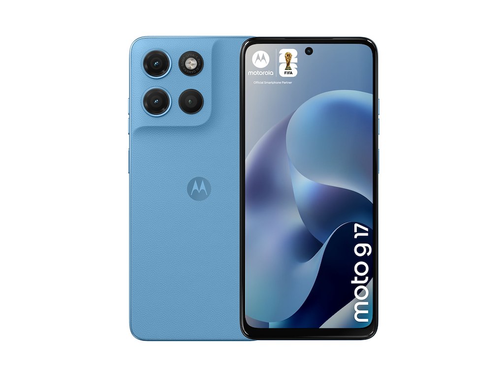 Motorola moto g17 17,1 cm (6.72") Dual SIM Android 15 USB Type-C 4 GB 128 GB 5200 mAh Blå
